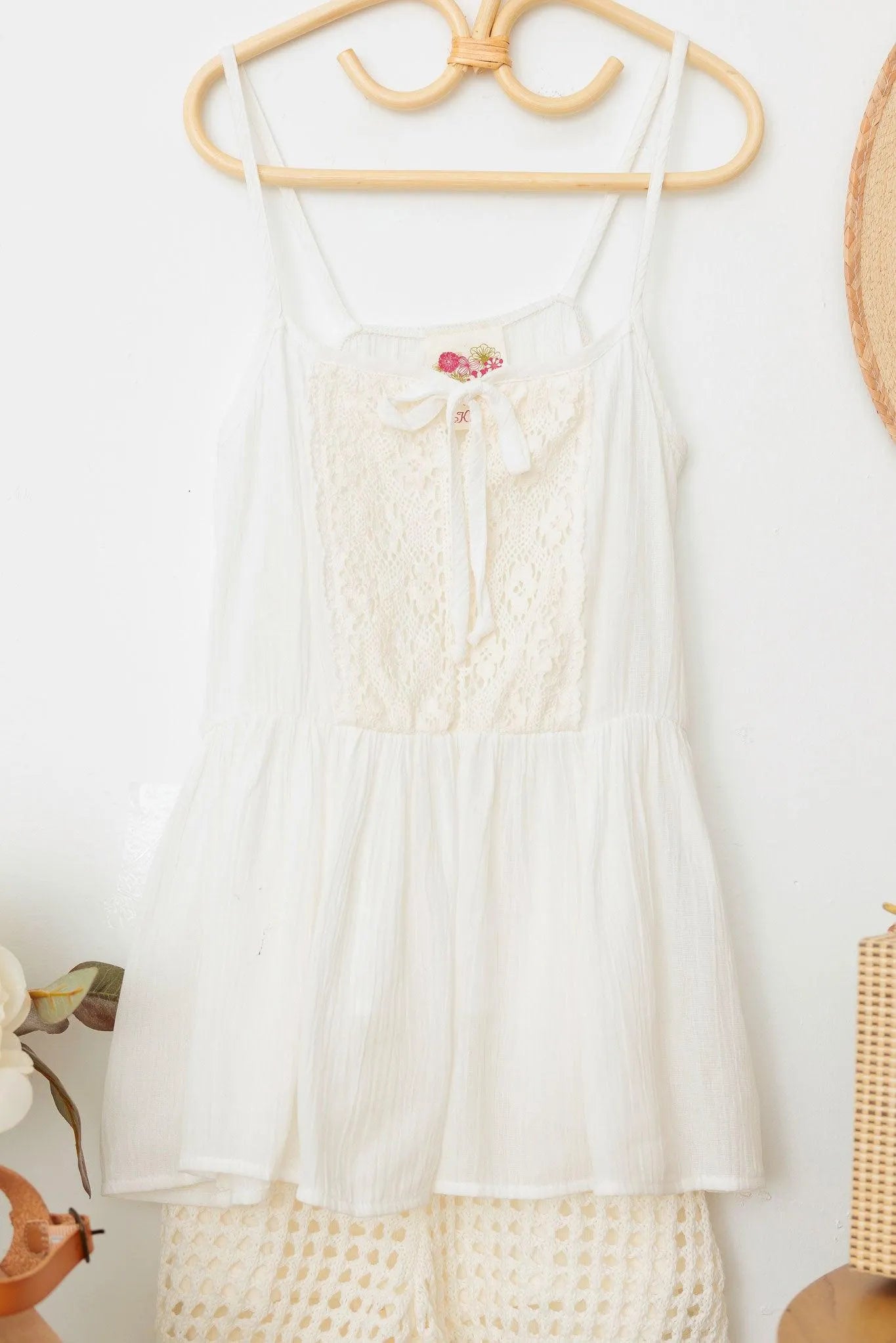 Girls Western Sleeveless Front Lace and Tie Tops